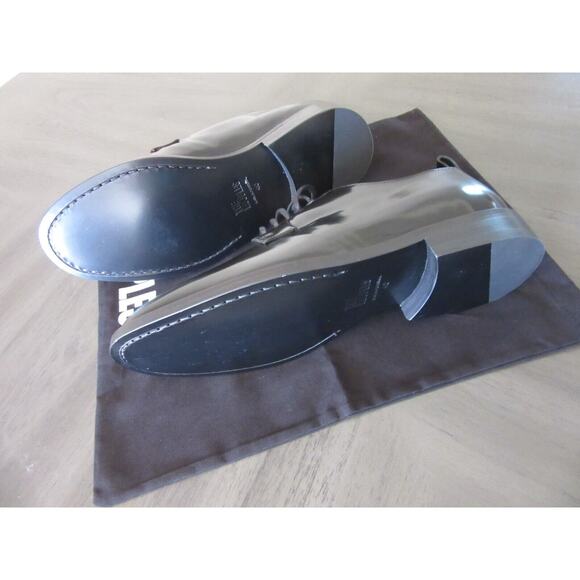 The Kooples Black Men\'s Leather Derbies Size 6 Oxford Lace Career Shoes main image 8